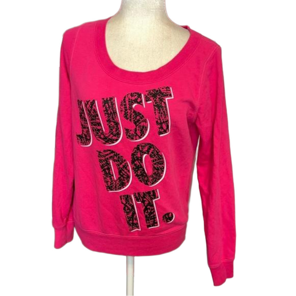 Nike Pink Just Do It Sweatshirt M